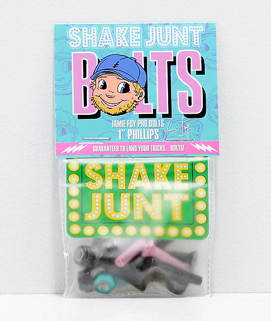 Shake Junt Jamie Foy 1" Skateboard Hardware Zumiez